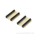 Conector del encabezado del pin de 2.0 mm dual fila recta